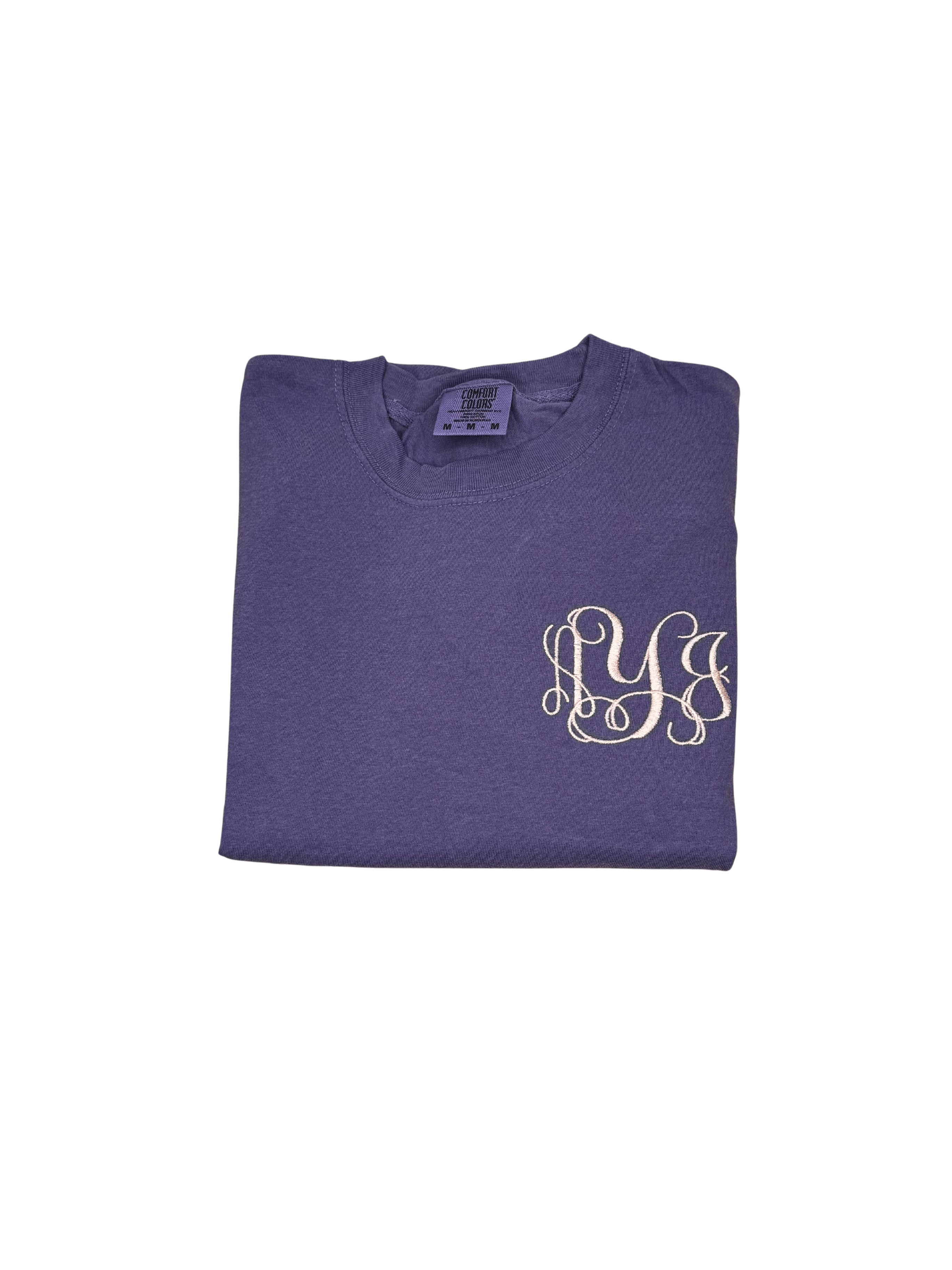 Comfort Colors Long Sleeved Monogrammed T-Shirt