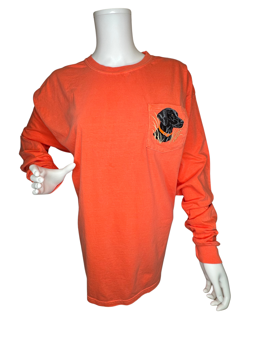 Embroidered Comfort Colors LS T-Shirt Lab